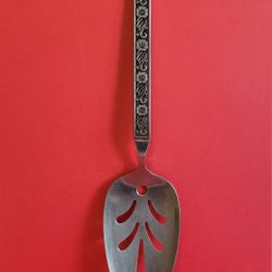 Gold Standard Night Blossom Stainless Steel Serving Spoon 10"
