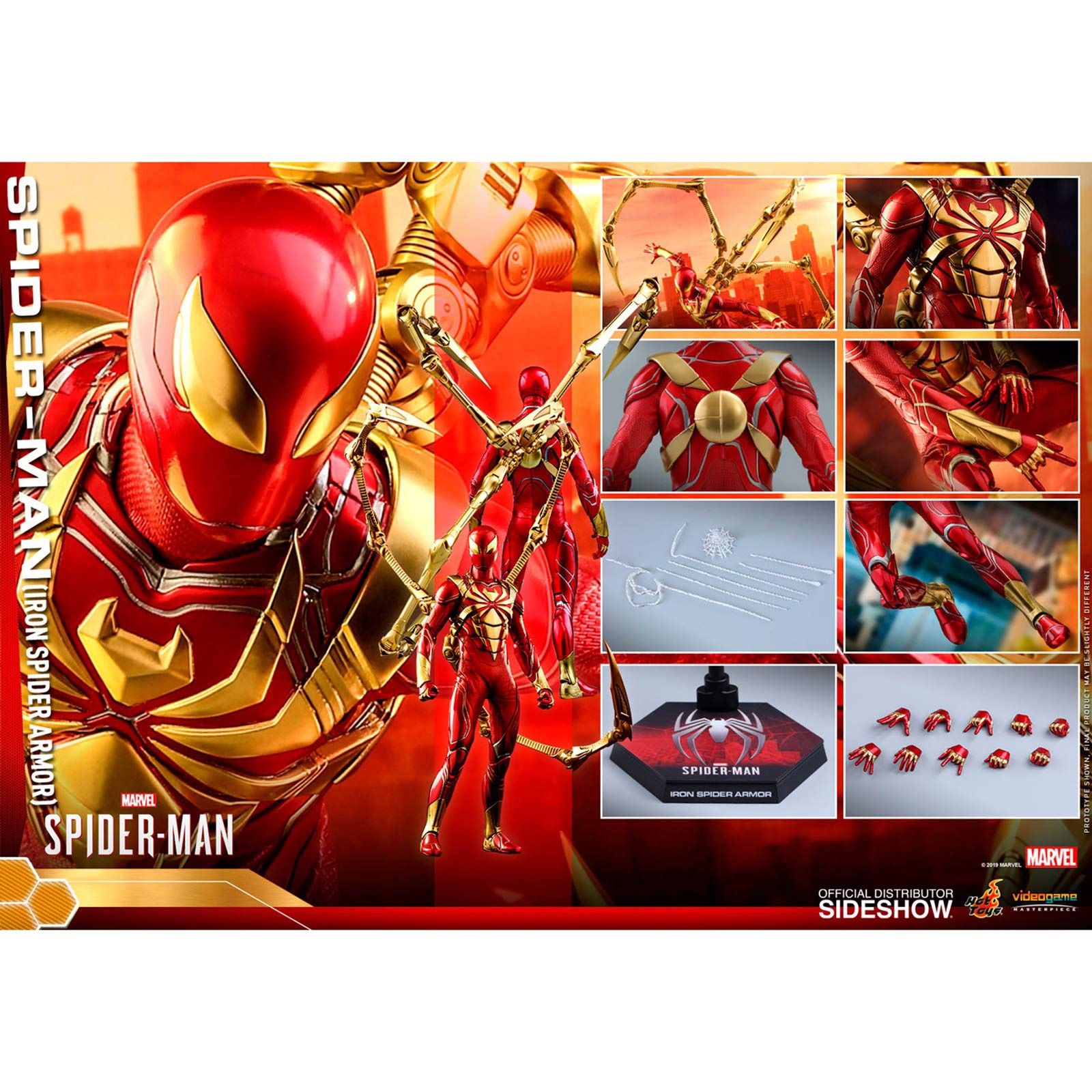 Sideshow Spider Man “Iron Spider” Scarlet