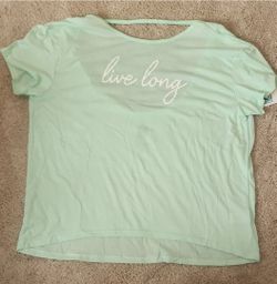 Live Long Mint Green Tee