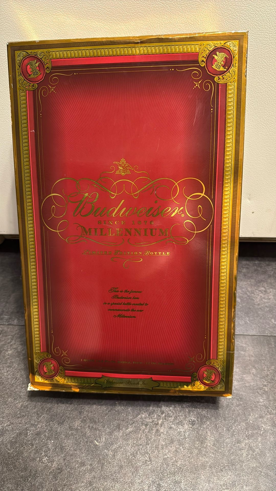 Budweiser Millennium Limited Edition Bottle Unopened