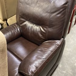 Brown Leather Recliner