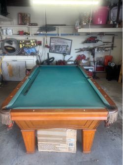 8 FT Slate Pool Table $500/OBO
