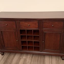 Pottery Barn Montego Wine Buffet - Espresso Finish