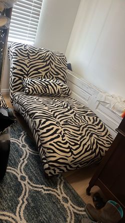 Zebra Chaise lounge chair