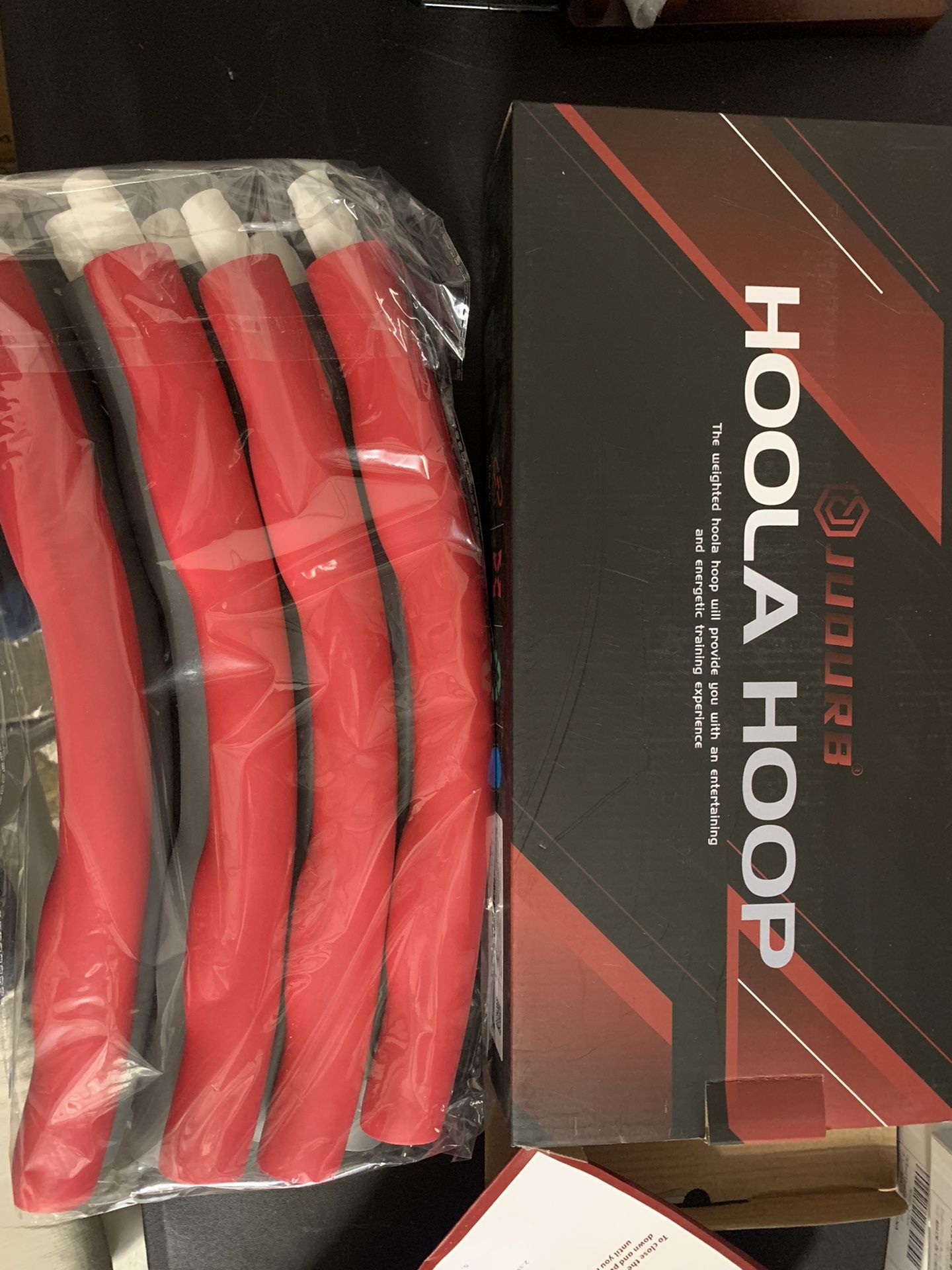 uourb exercise hoop for adults and kids for losing weight and massage assembled