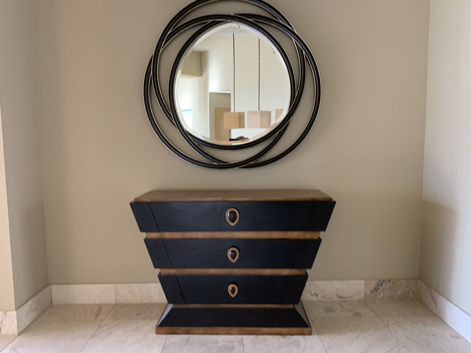 Entry Way Table And Mirror