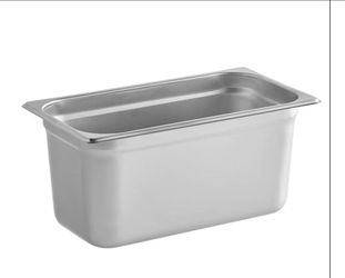 Choice- Third Size Steam Table Pan 6" Deep, 24 case for $80