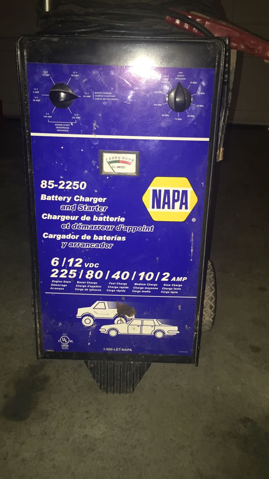 NAPA battery charger & starter