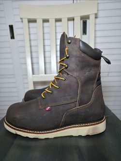 Red Wing DynaForce 8-inch Waterproof Safety Toe Work Boots Men's Size 11 EE READ DESCRIPTION
