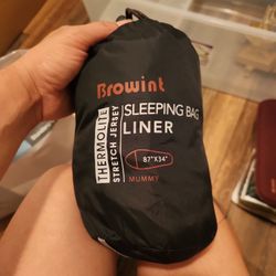 Gray Sleeping Bag Liner