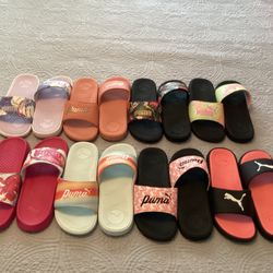 Womens puma Slides All Size 9 Brand New $20 Each Or Entire Lot For $140