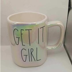 Rae Dunn Artisan Collection by Magenta "Get It Girl" Mug