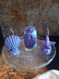 Purple Decorative Candles