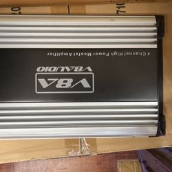 Amplifier 4 Channel 2000w Brand New 