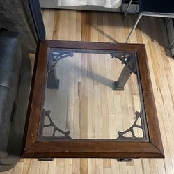 Antique Glass Table