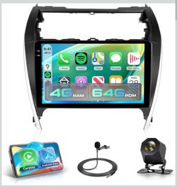 Car Stereo for Toyota Camry Wireless CarPlay Android Auto 10”