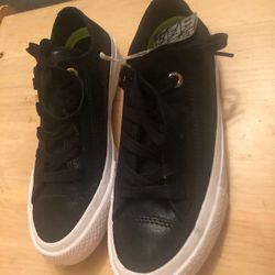 Converse -Chuck Taylor -Tags On! new leather shoes/