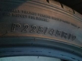 P225/45R19 (Only 2 Available)