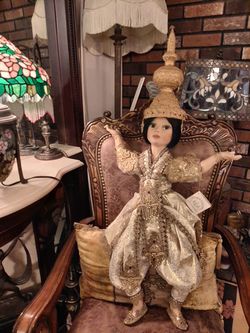 Doll Siam dancer, 29"