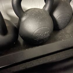 32 lb Kettlebell Weight Workout Exercise Gym Fitness