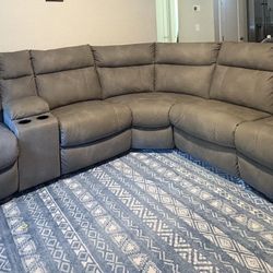 Reclining Furniture , TV & Wall mount & LG Soundbar And Subwoofer 