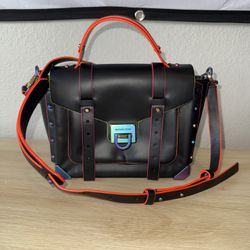 Michael Kors Manhattan Medium Contrast Trim Satchel 