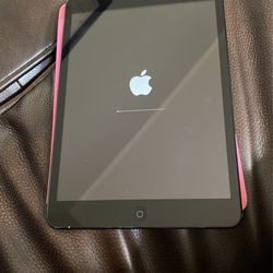 Apple iPad mini Wi-Fi/AT&T/GPS - 1st Gen With Pink Cover