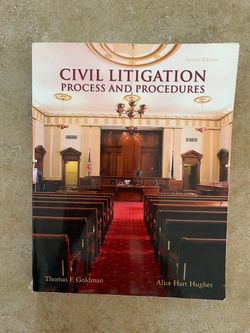 Civil Litigation Process and Procedures College Textbook