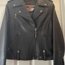 Harley Black Leather Jacket