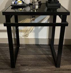 2 Black Side Tables