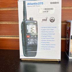 Atlantis 275 Marine VHF Radio 6 Watt