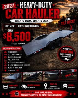 Tilt Deckover Car Hauler