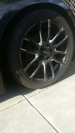 Wheels and tires brand new