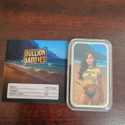 Raffaela Rio Bullion Baddie 1oz Silver limited edition 