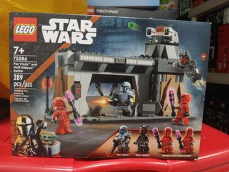 Lego Paz Vizsla and Moff Gideon Battle