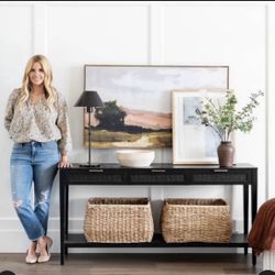 Console Table -Color Black * New In Its box * 