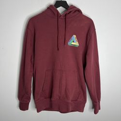Palace Skateboards Tri-Dart Ferg Hoodie Mens Medium Burgundy