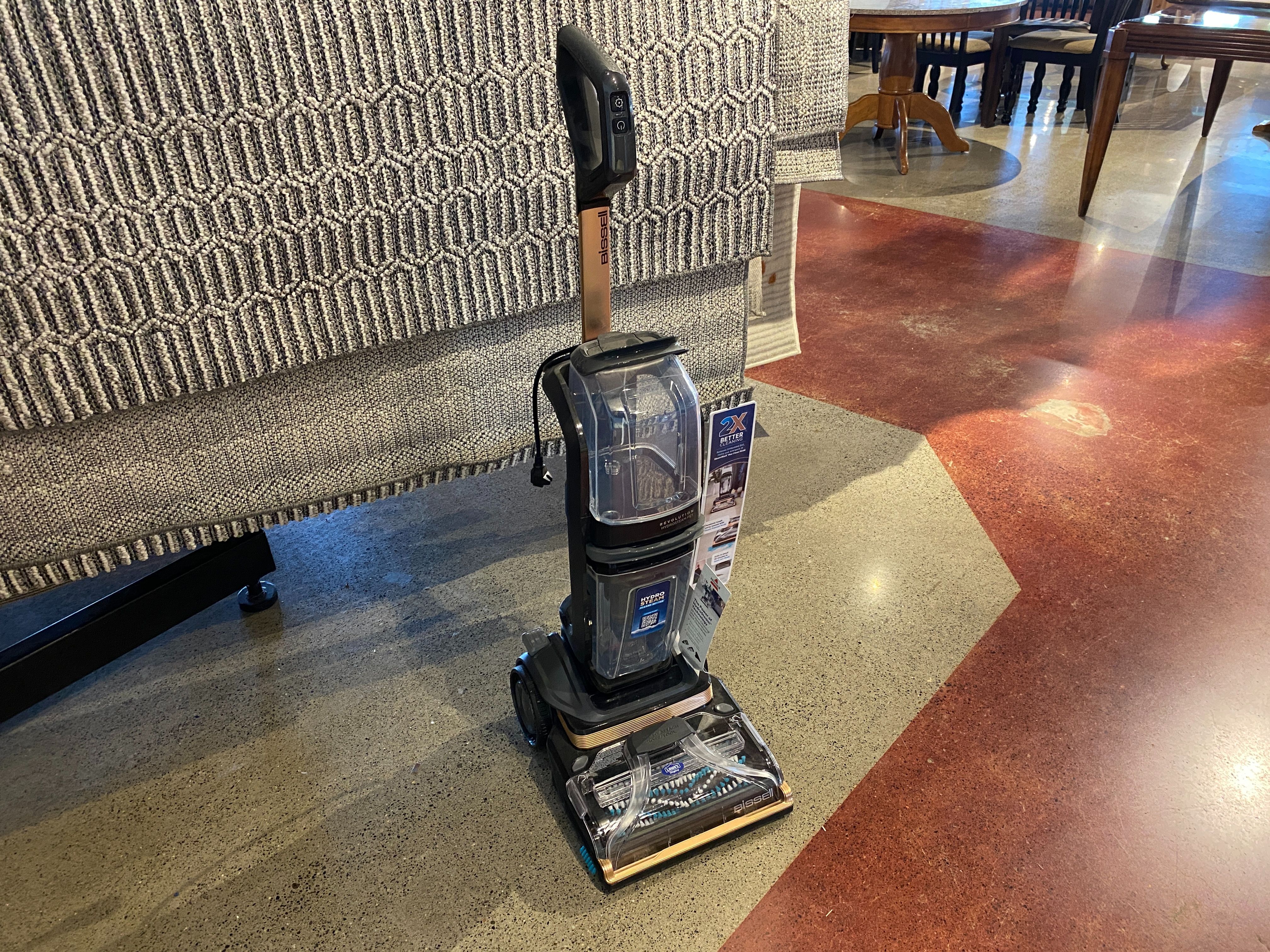 BISSELL Revolution Hydrosteam Pet Corded Upright Deep Cleaner – Titanium/Copper Harbor