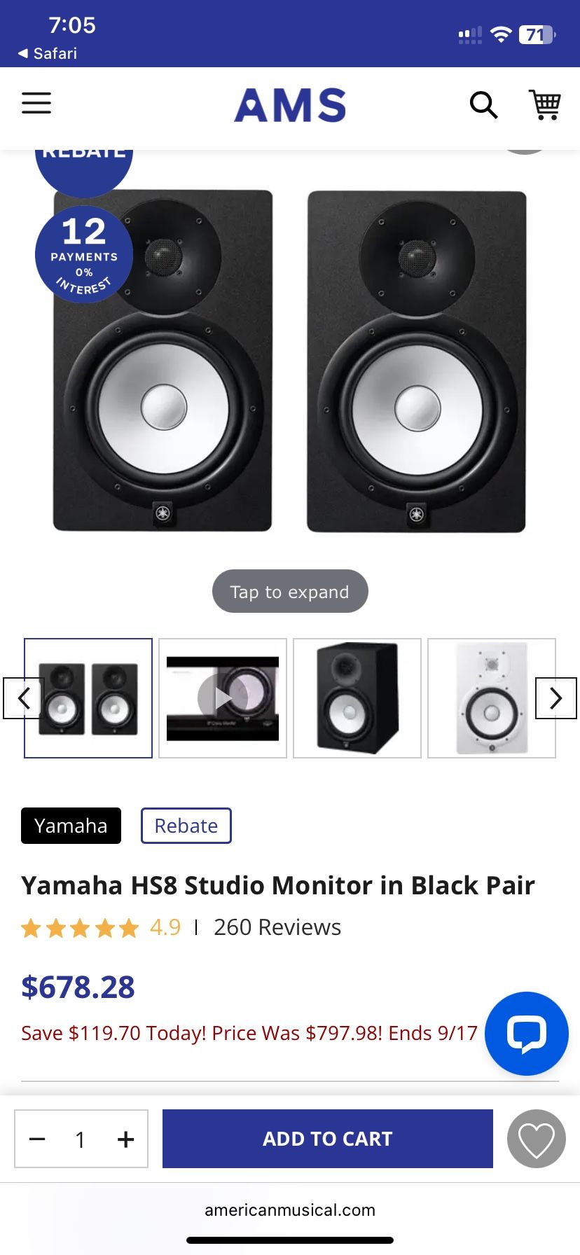 Yamaha Hs5