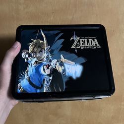 The Legend Of Zelda Breath Of The Wild Collectable Tin Lunchbox Black Lunch Box 