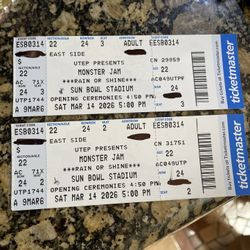 Monster Jam Last Tickets