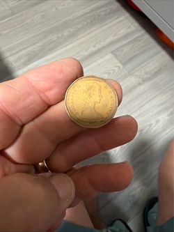 Moneda vintage 1987