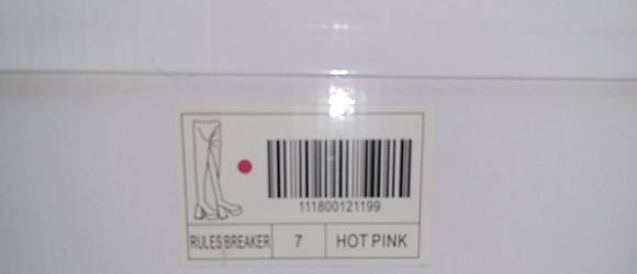 Rules Breaker Hot Pink Boots Size 7