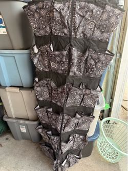 24-Pocket Over-the-Door Hanging Shoe Organizer