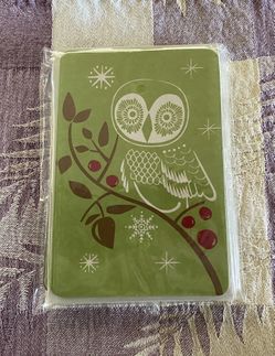 Vintage owl greeting cards