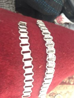 Bracelet and necklace sterling silver 925