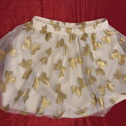 Girls Gold Bow Skirt - Kids size 3T - Simi Valley 