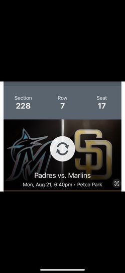 Padres Season Ticket Seat