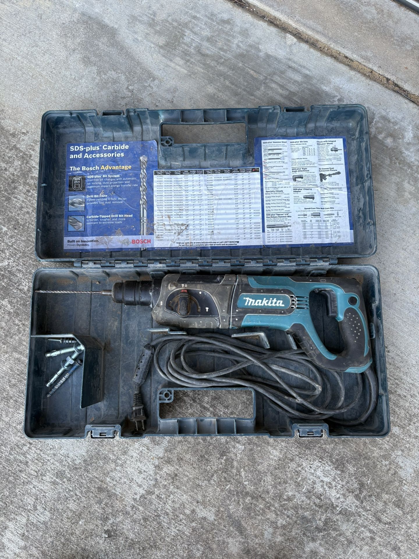 Makita Rotary Hammer Power Tool Corded