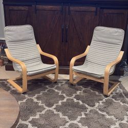 POÄNG Set Of 2 Kids Arm Chairs